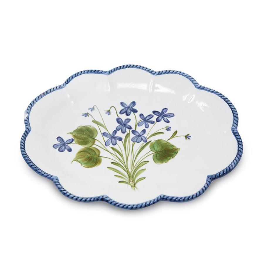 Flower Set-Of-Six Dessert Plates