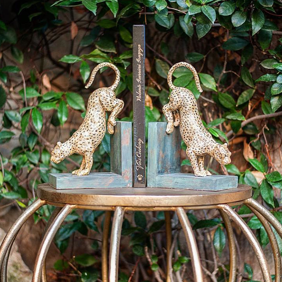 Cheetah Bookends