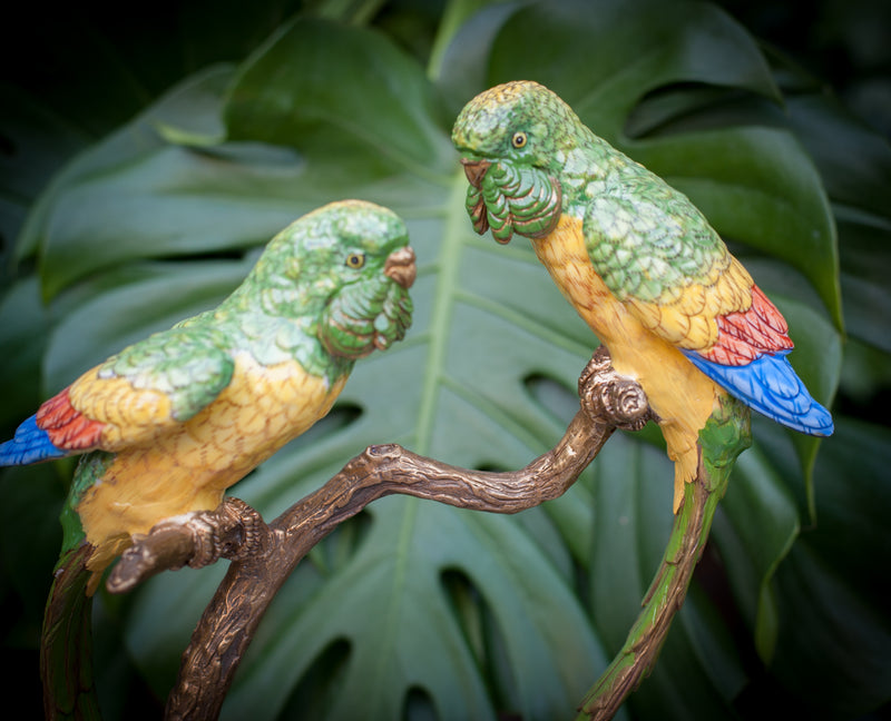 Branch with Parrots