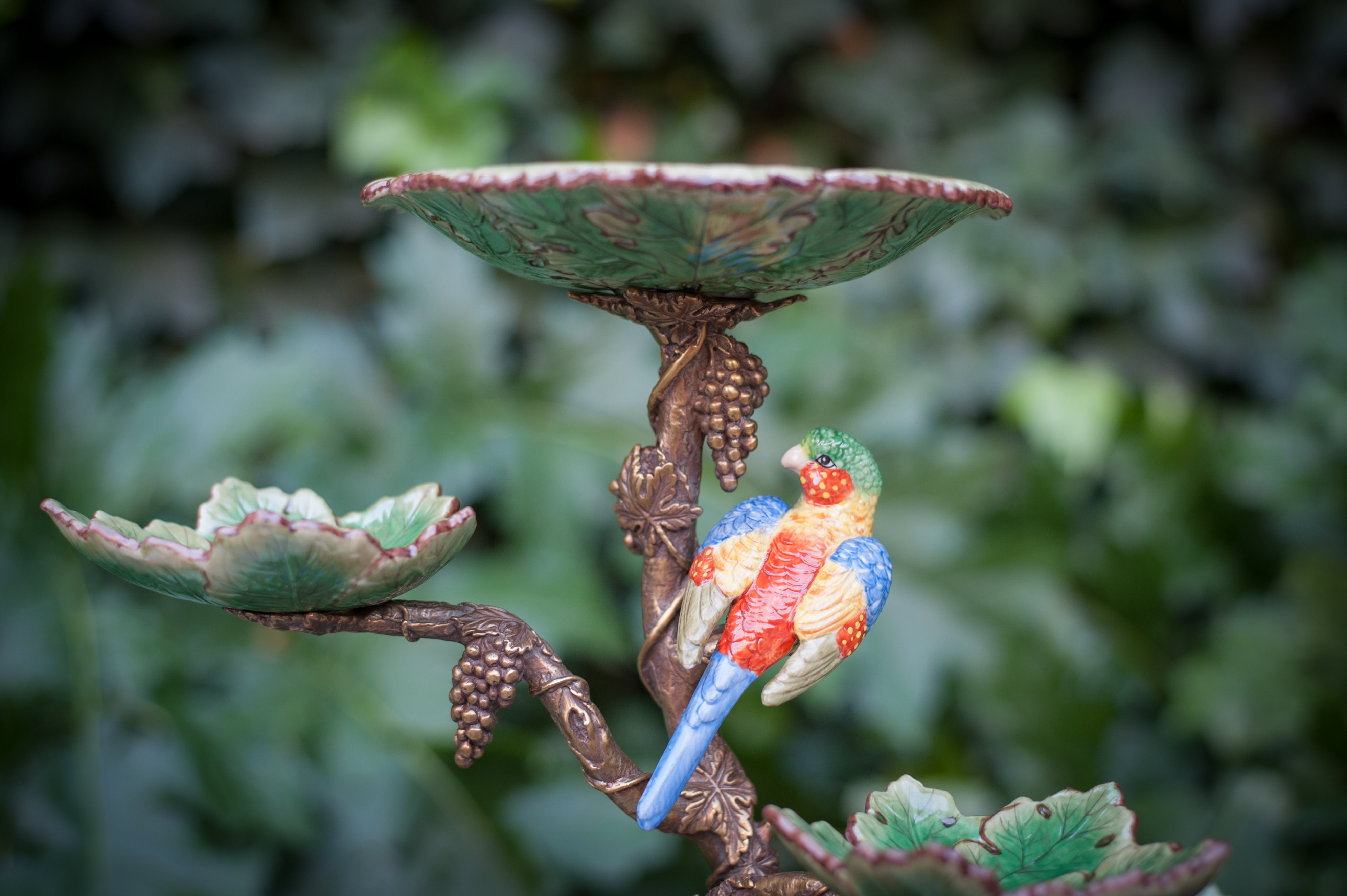 Porcelain Parrot Tree