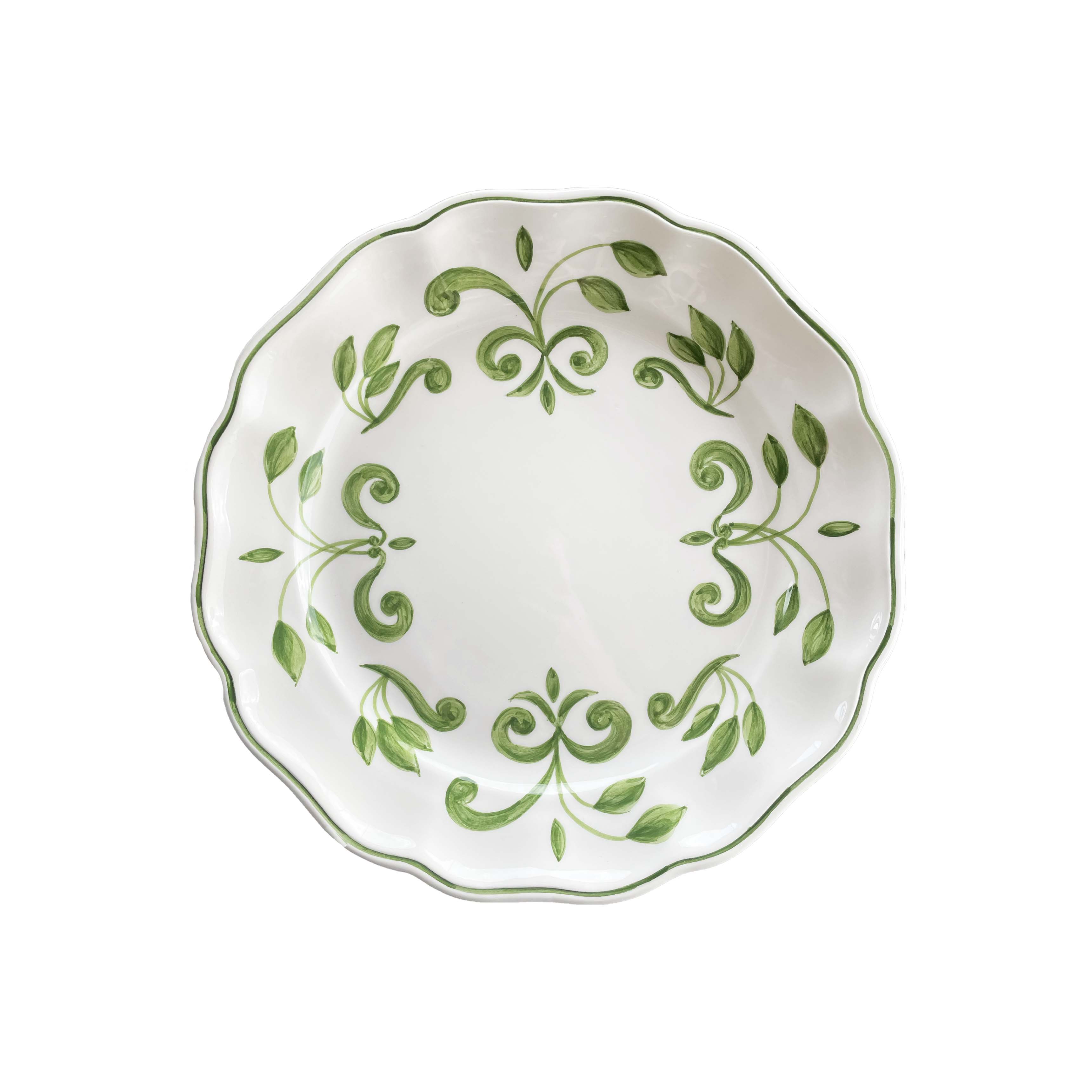 Colony Green Dessert Plate