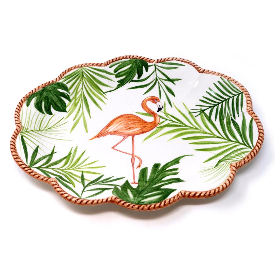 Flamingo Set-Of-Six Dinner Plates