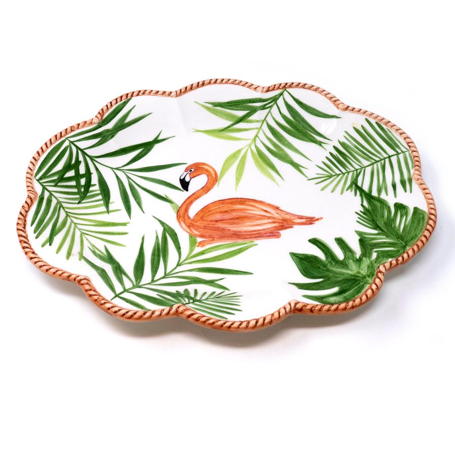 Flamingo Set-Of-Six Dinner Plates
