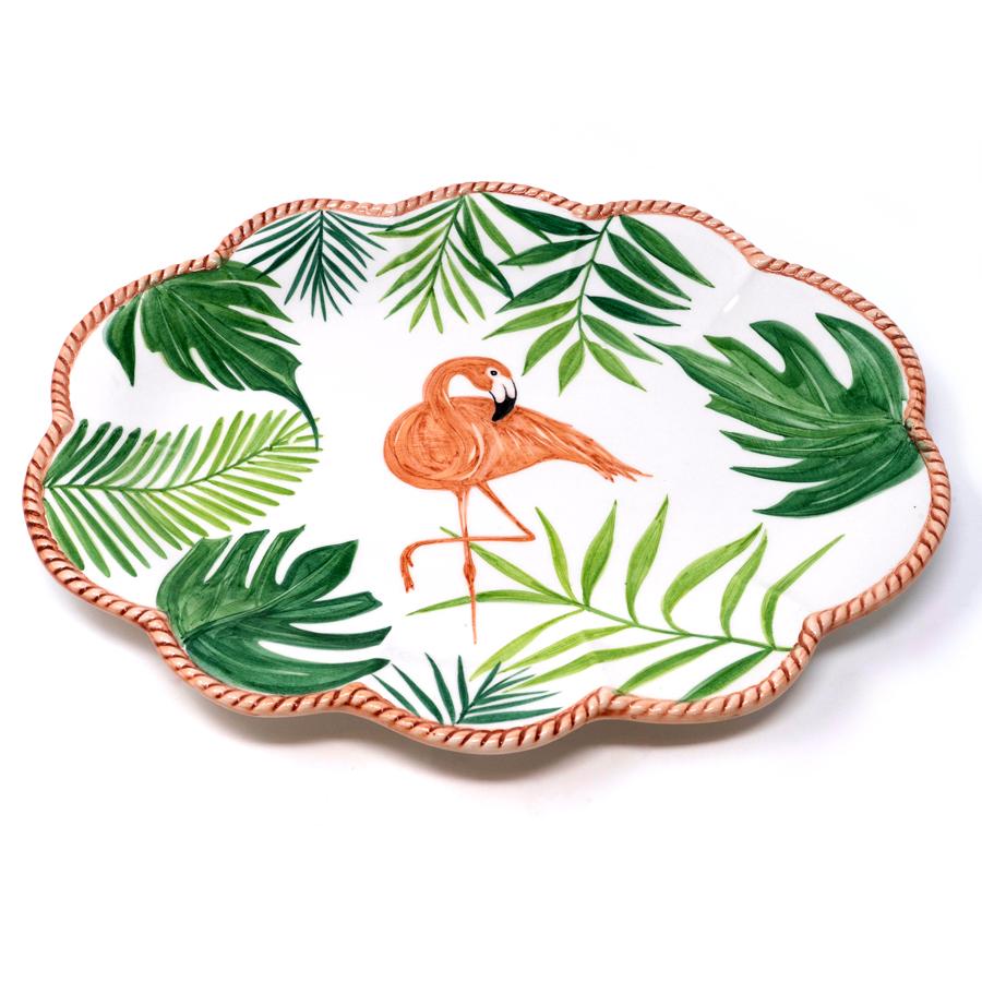 Flamingo Set-Of-Six Dinner Plates