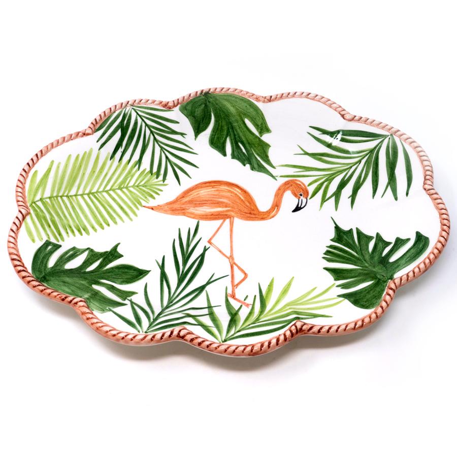 Flamingo Set-Of-Six Dinner Plates