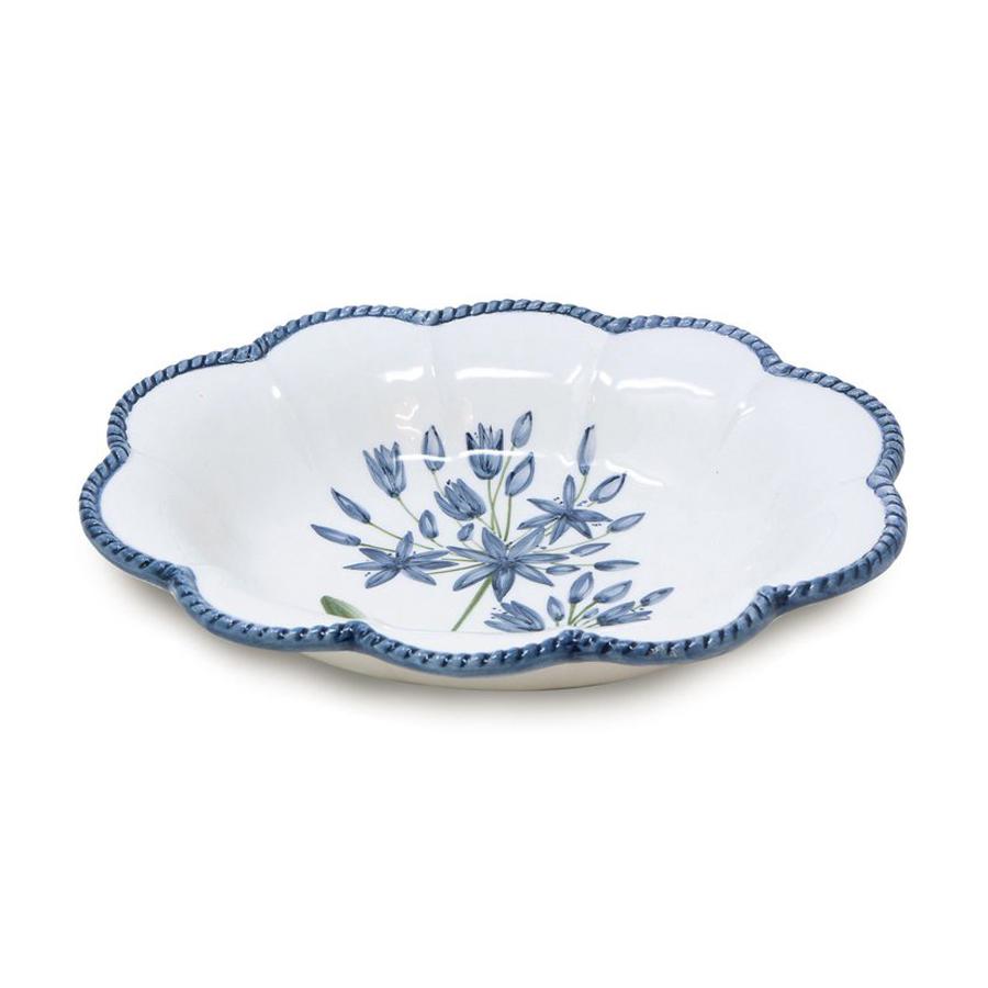 Flower Set-Of-Six Soup Plates
