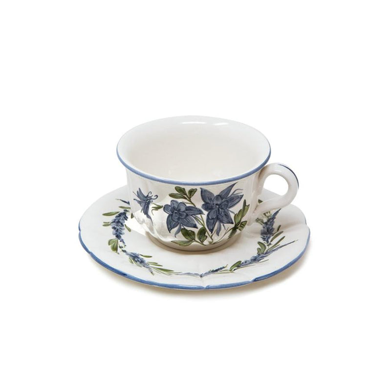 Flower Set-Of-Six Tea Cups