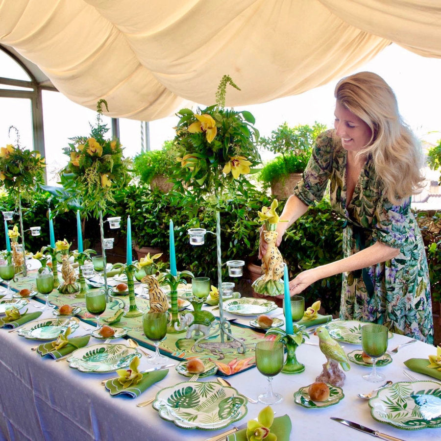 Set-Of-Six Glasses Tumblers - Light Green