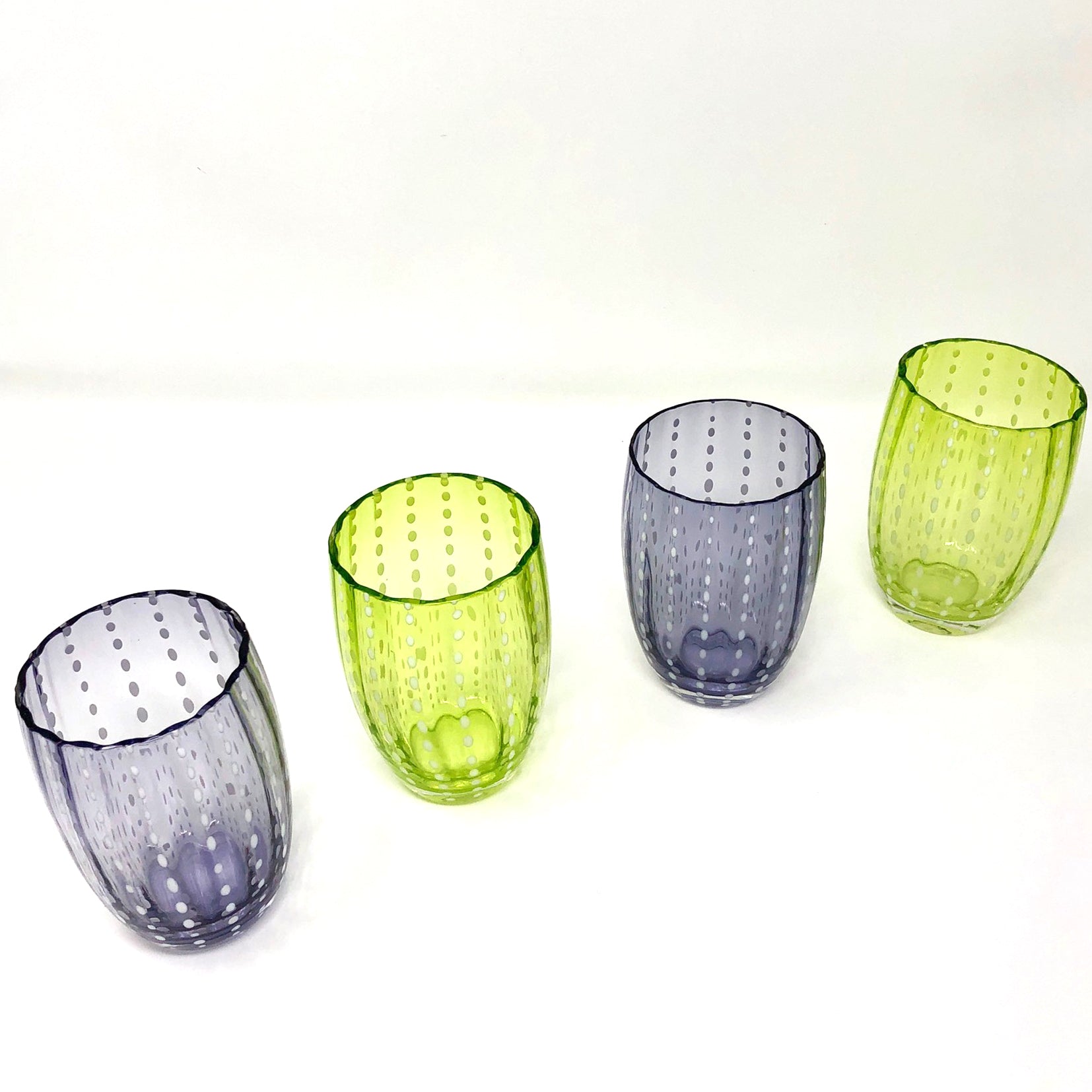 Tumbler Glass - Light Lavander Pearl