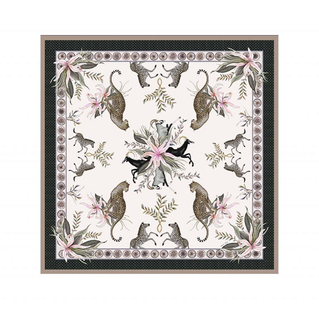 Ardmore Leopard Lily Tablecloth