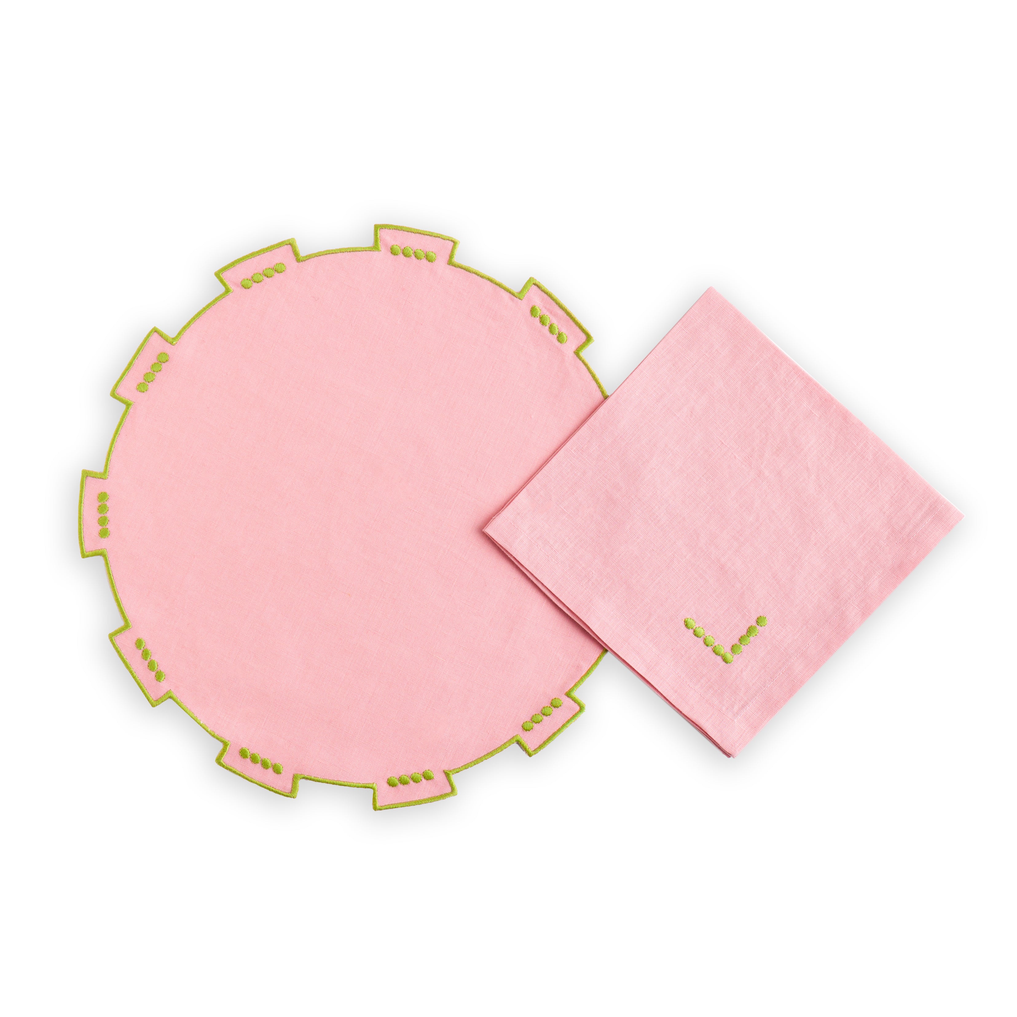 Rose Placemat & Napkin
