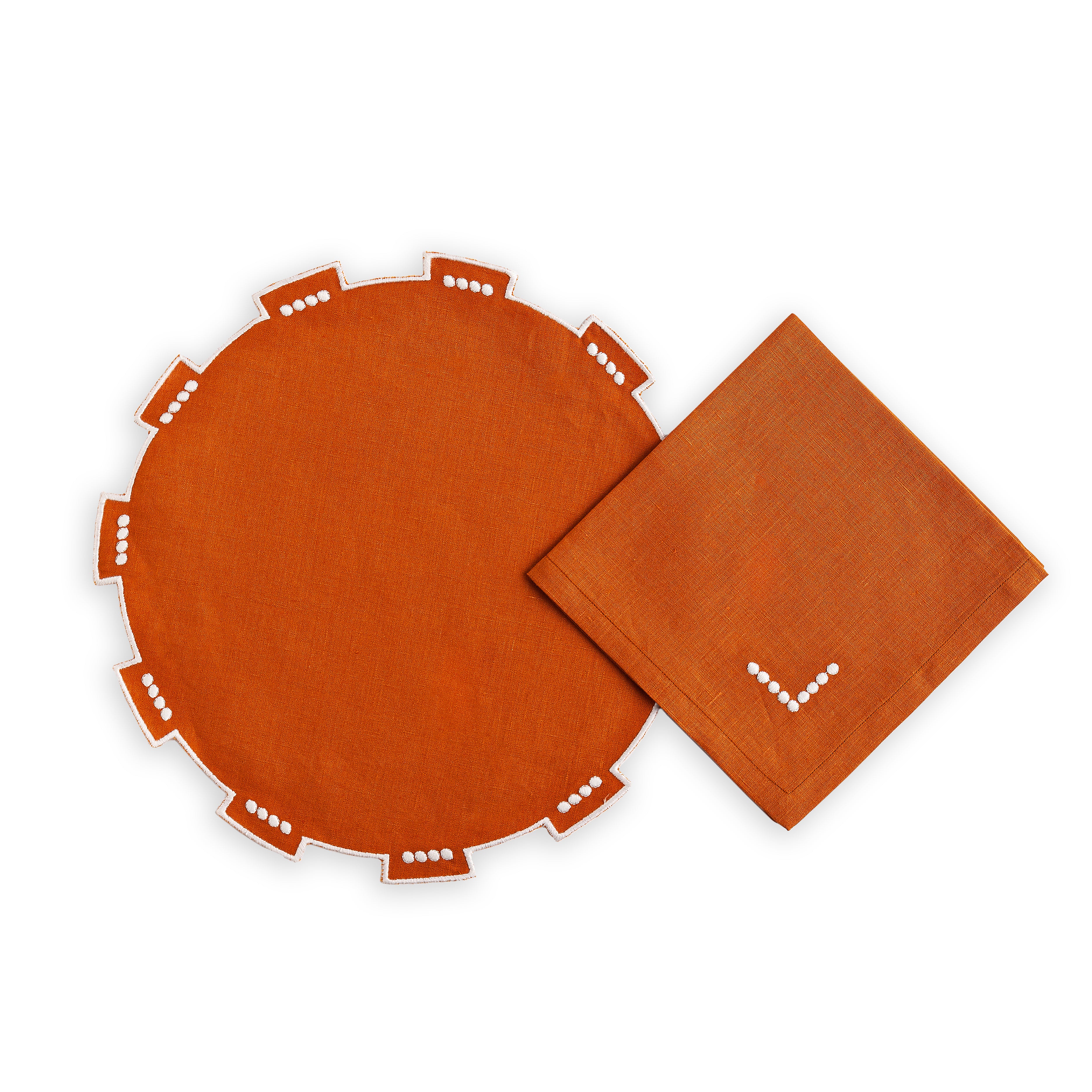 Brick Placemat & Napkin