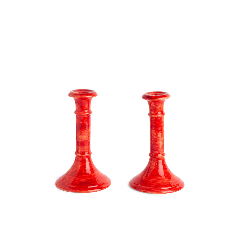 Rouge Candle Holders