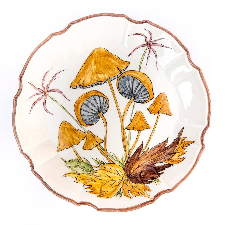 Mushroom Dinner Plate Set of 6