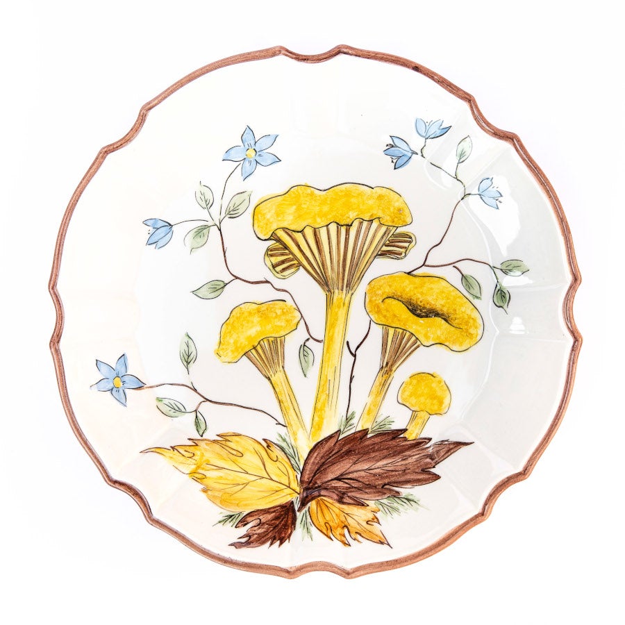 Mushroom Dinner Plate Set of 6