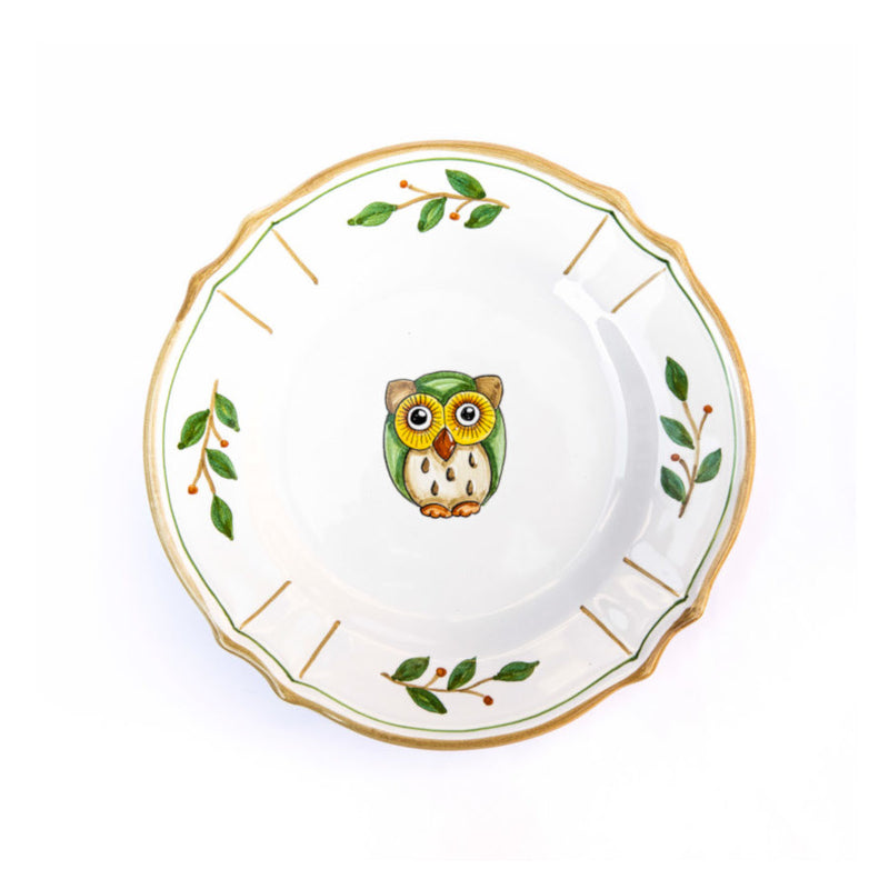 Owl Fruit Plate - Beige