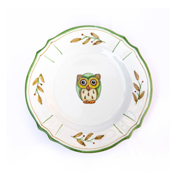 Owl Fruit Plate - Green
