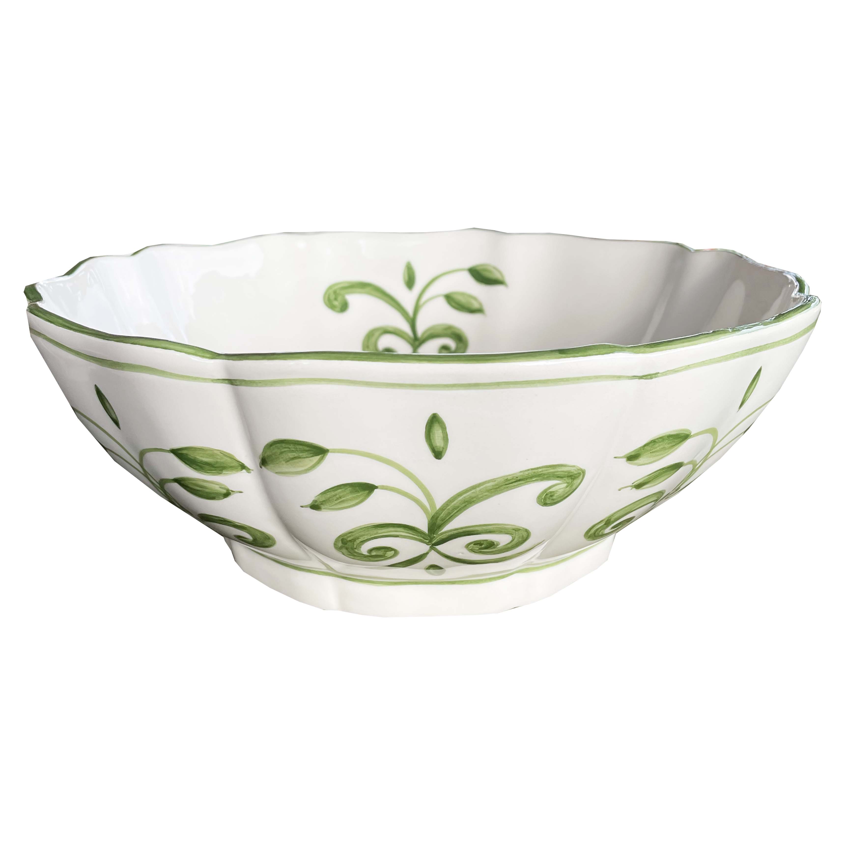 Colony Green Serving Bowl