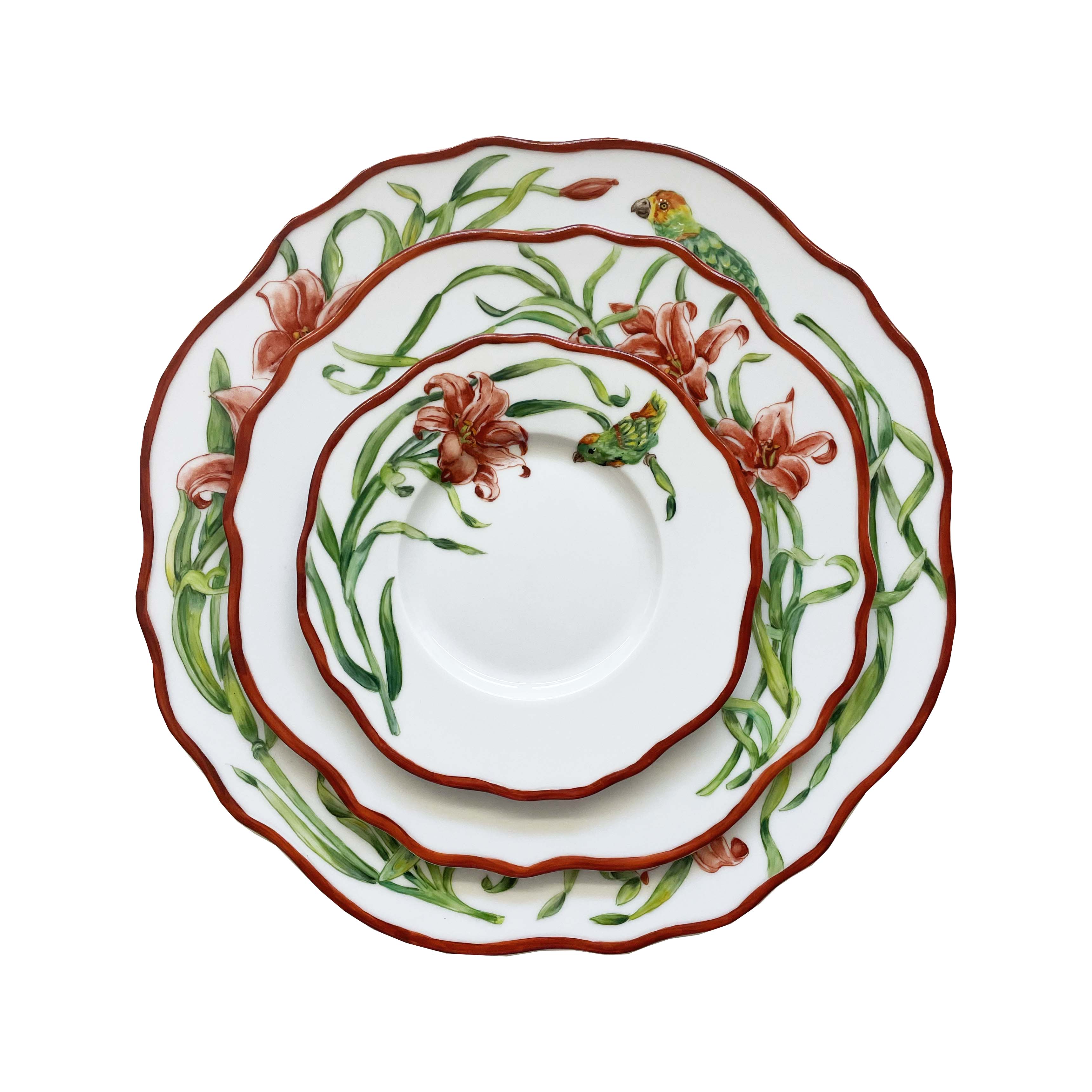 Parrot Plate Set