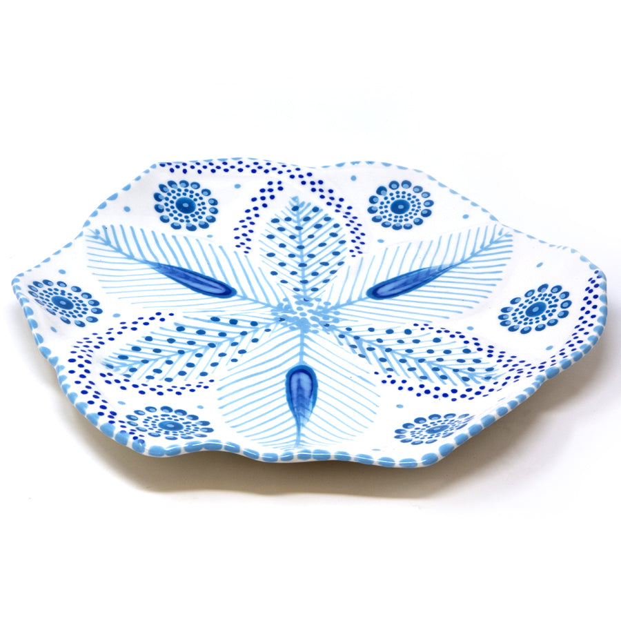 Twilly Dinner Plates - Turquoise Pattern