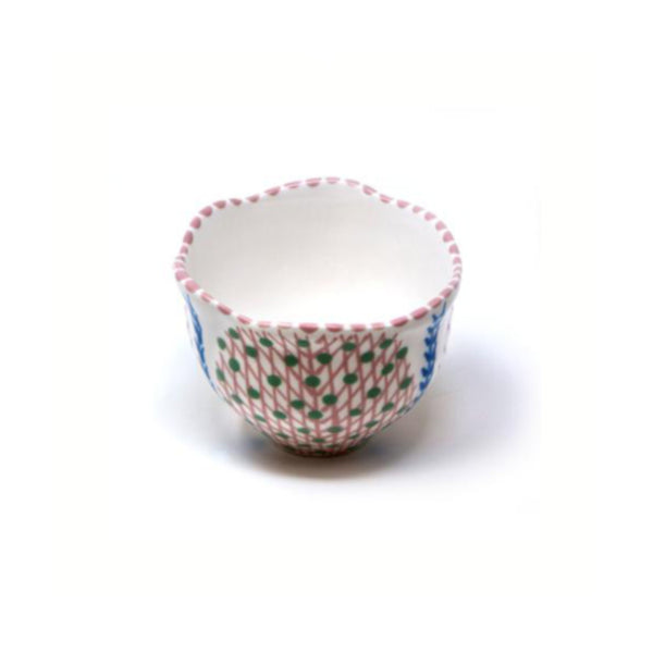 Twilly Sugar Pot - Light Coral Red Pattern