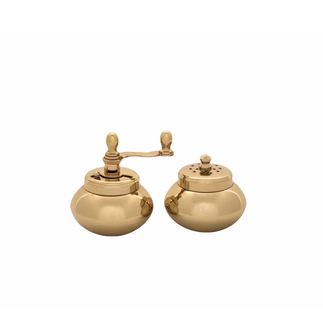 Brass Salt and Pepper