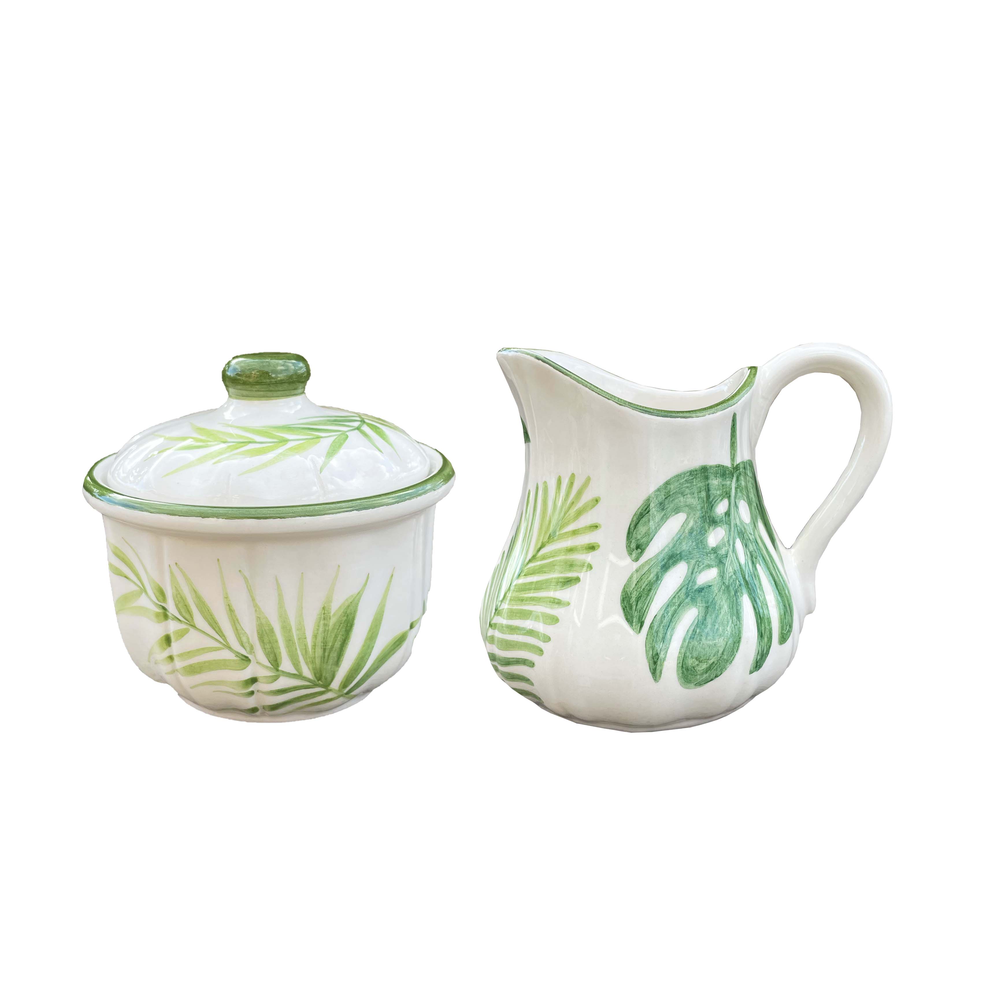 Garden Milk Jar & Sugar Pot