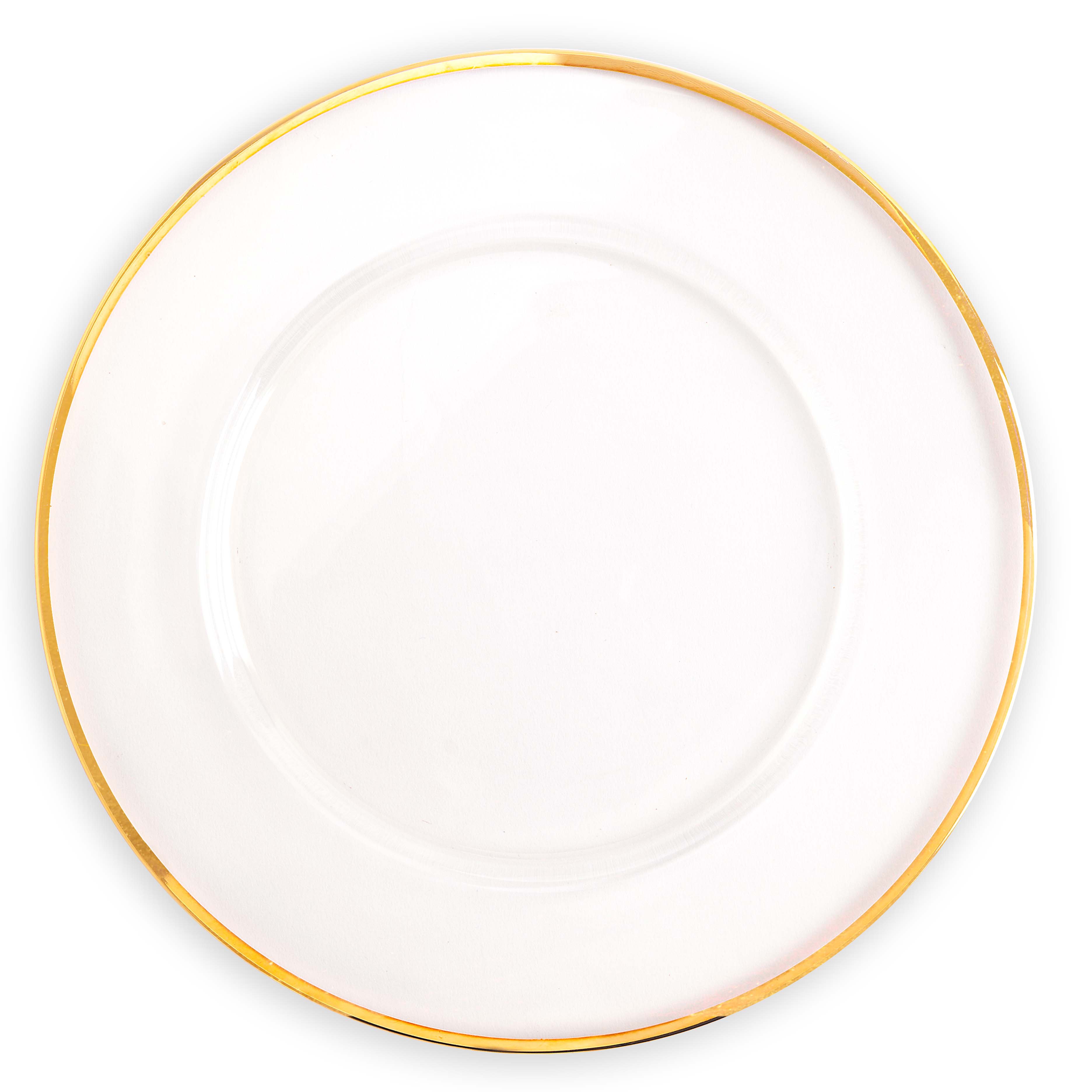 Golden Transparent Platter