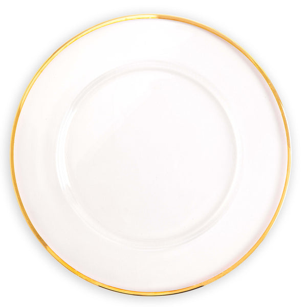 Golden Transparent Platter