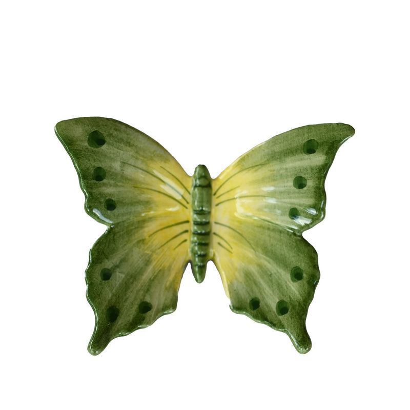 Green Butterfly Figurine