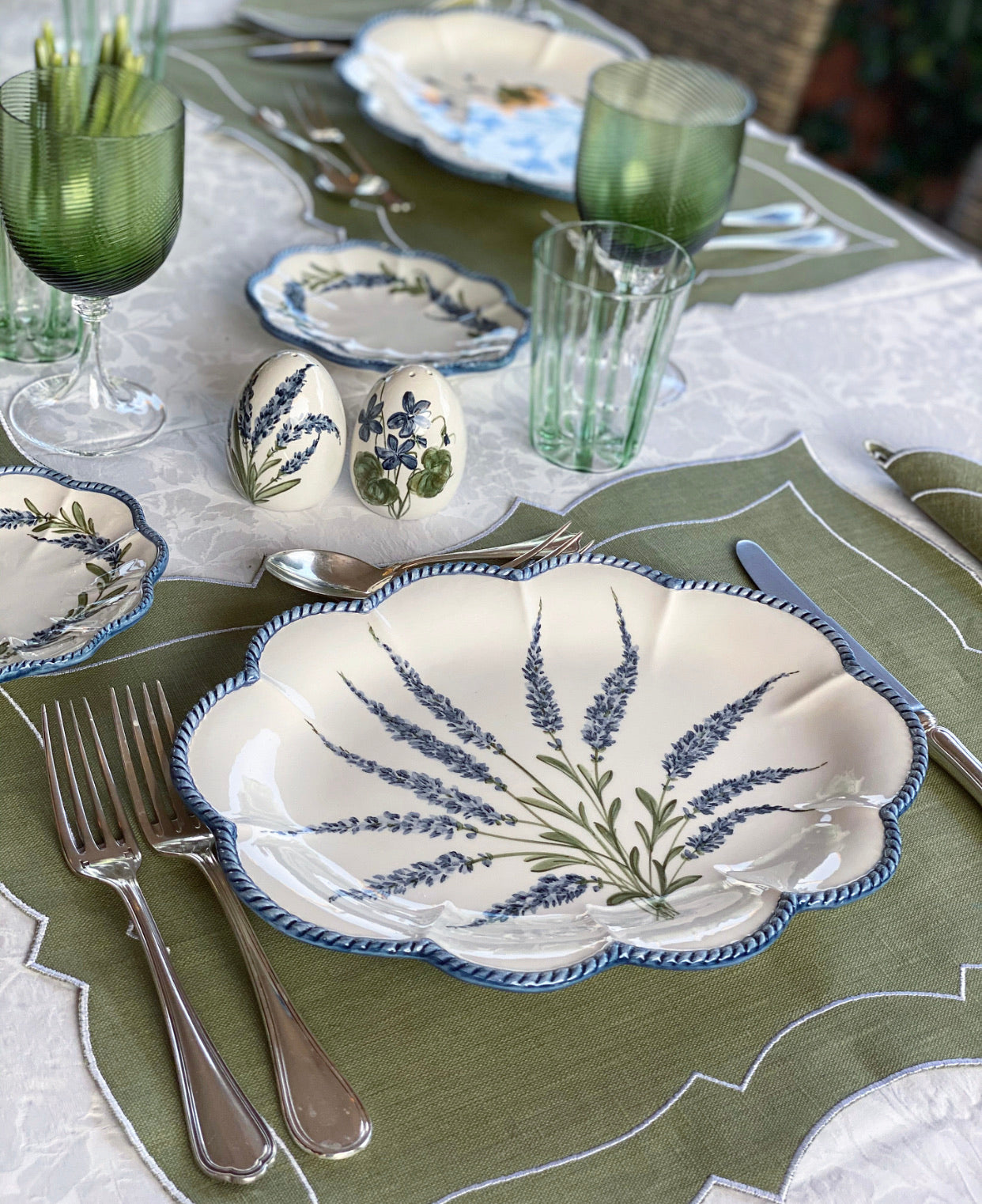 Flower Bread Plate