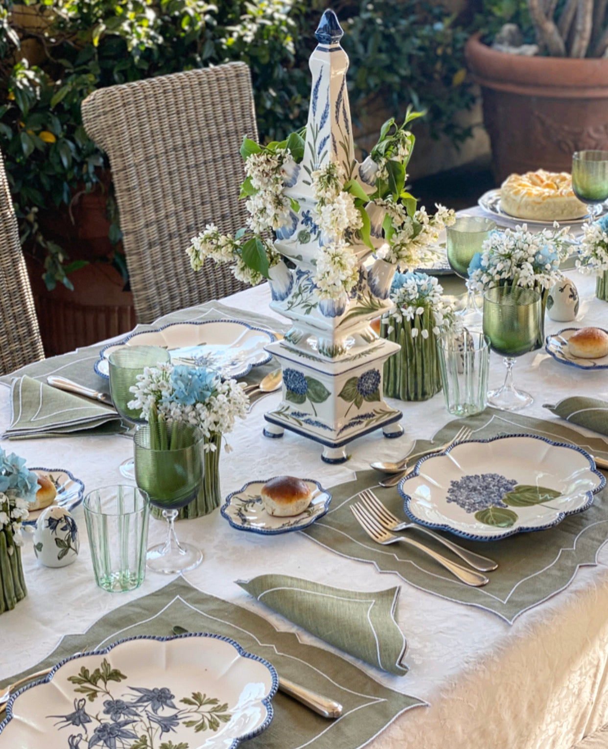 Flower Bread Plate