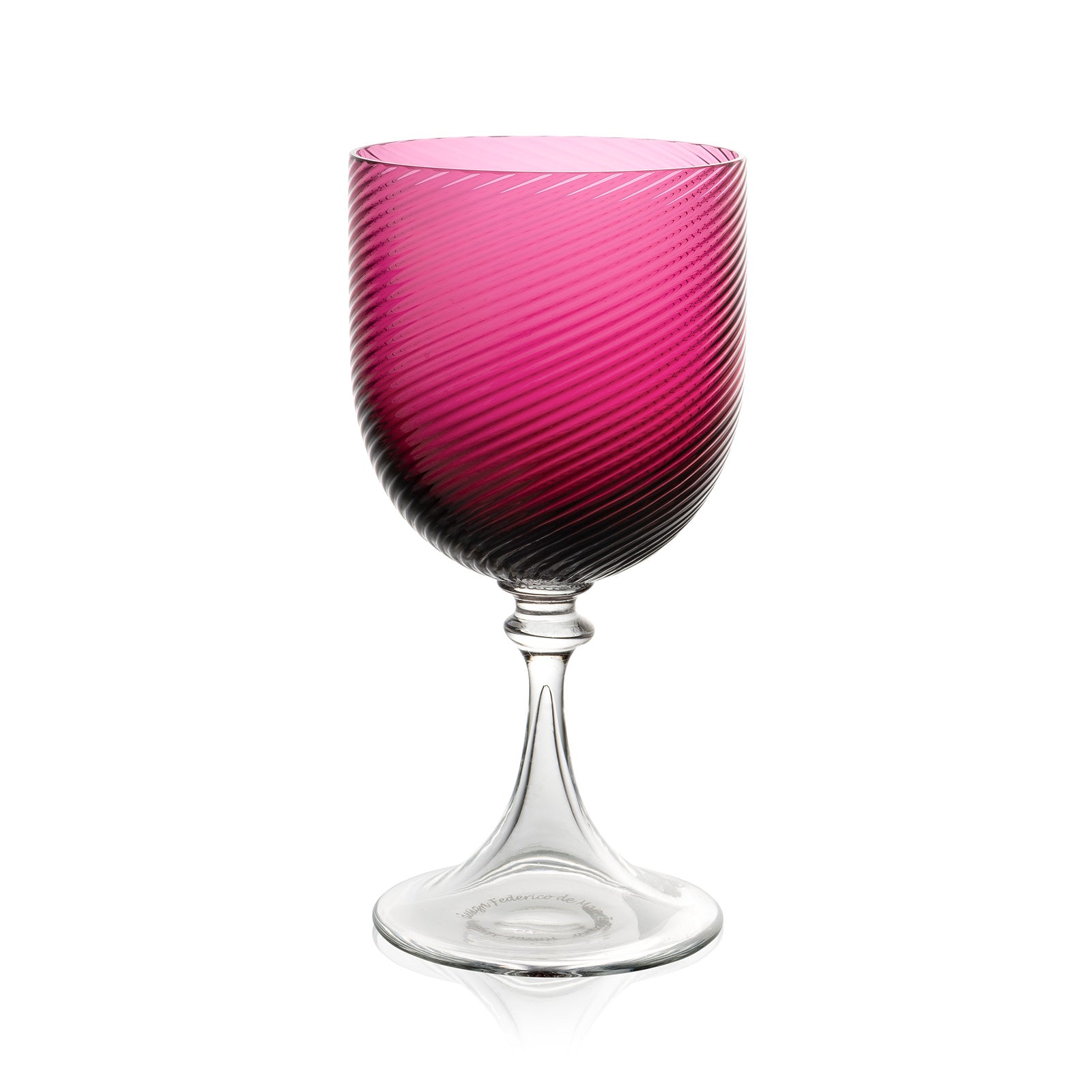 Rubino Murano Water Glass