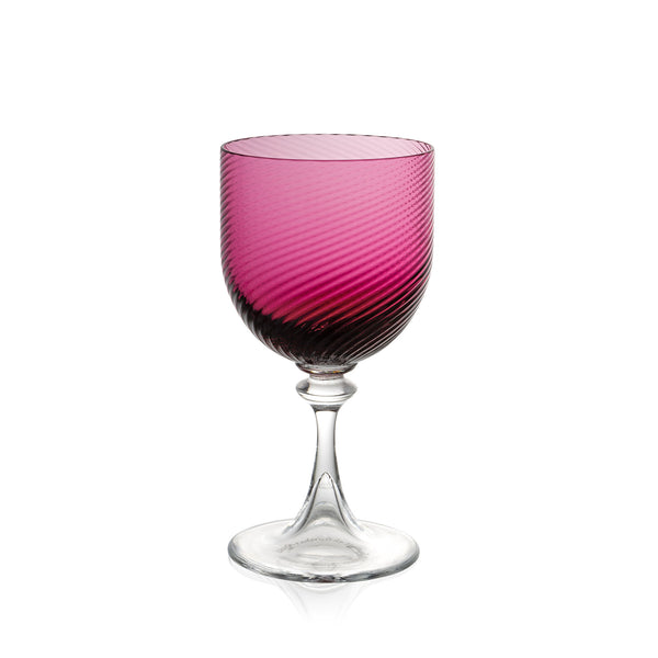 Rubino Murano Wine Glass