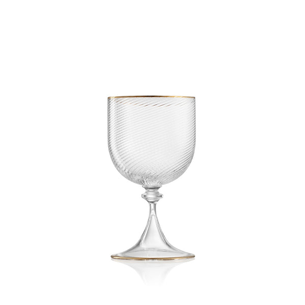 Goldie Murano Wine Glass