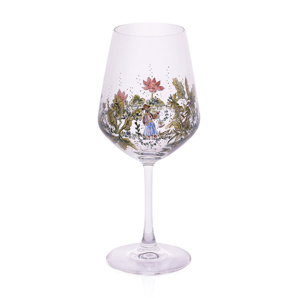 Chinoiserie Wine Glass
