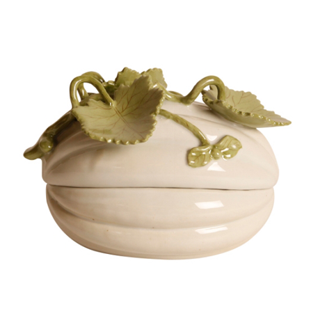 Pumpkin Box - White Porcelain